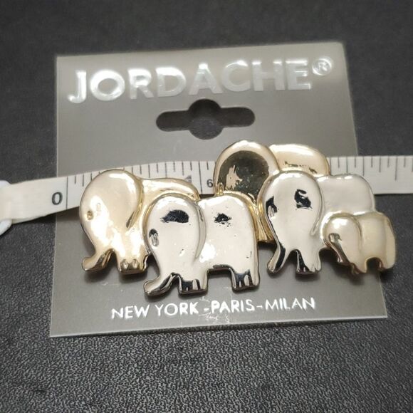 *Sale* Jordache herd of elephants brooch - Picture 7 of 8